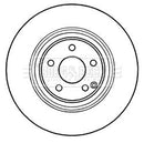 Borg & Beck Brake Disc Single Part No -BBD5737S