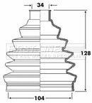 First Line Cv Joint Boot Kit Part No -FCB6090