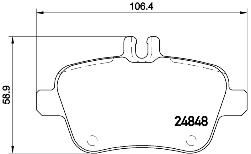 Brembo Brake Pad Set - P50091