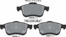 Textar Brake Pad Set - 2590501