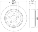 Mintex Brake Discs fits -Dodge Jeep V350:5 MDC2636 (also fits other vehicles)