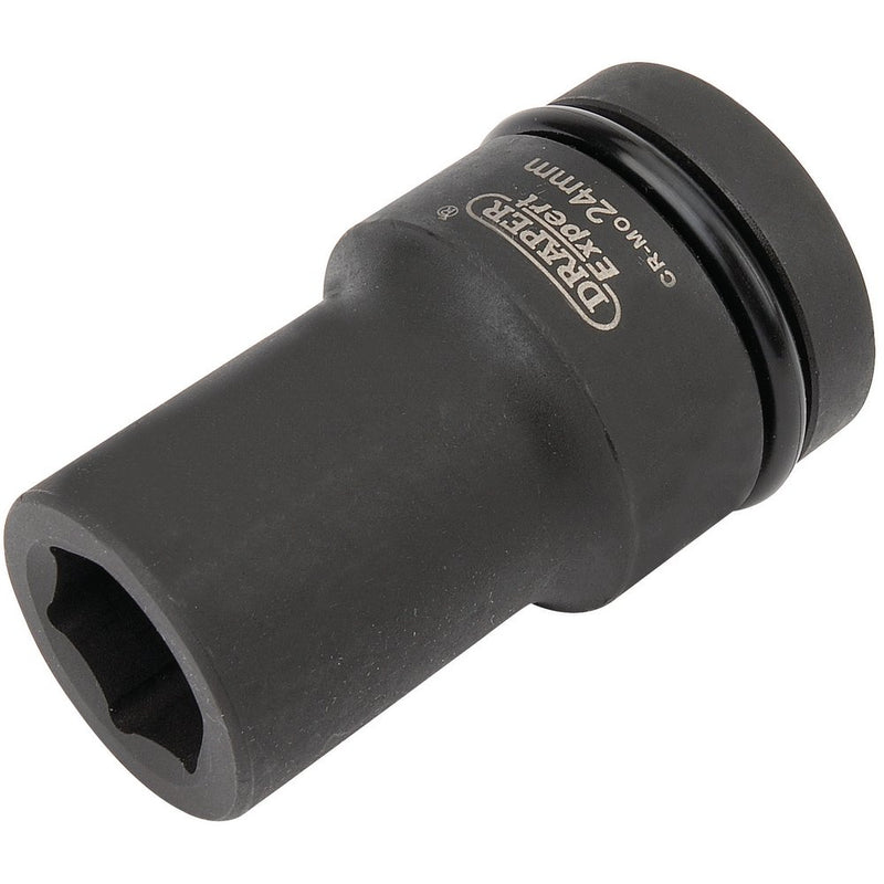 Expert HI-TORQ 6 Point Deep Impact Socket, 1" Sq Dr, 24mm