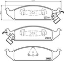 Mintex Brake Pad Set fits -Chrysler Dodge MDB1784 (also fits other vehicles)