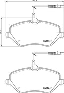 Citroën Peugeot Brake Pad Set - Padtech PAD2700