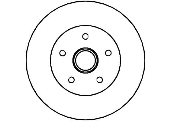 Disctech Brake Disc - Fits Renault, Vw - ABD3120 - Front Axle
