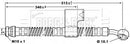 Borg & Beck Brake Hose Part No -BBH6798