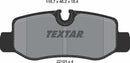 Textar Brake Pad Set - 2210101