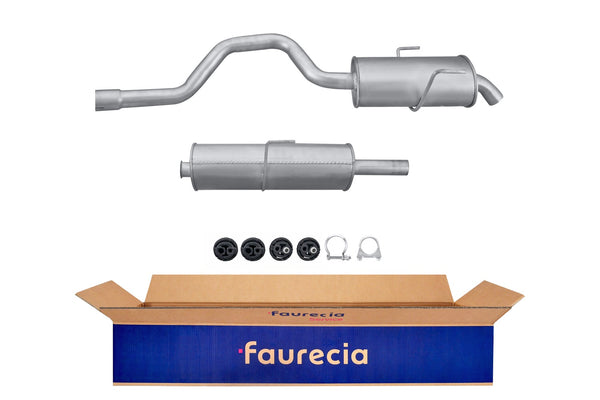 FAURECIA 8LD 366 034-961 Rear Muffler - Easy2Fit® Kit - fits RENAULT GRAND SCÉNIC III