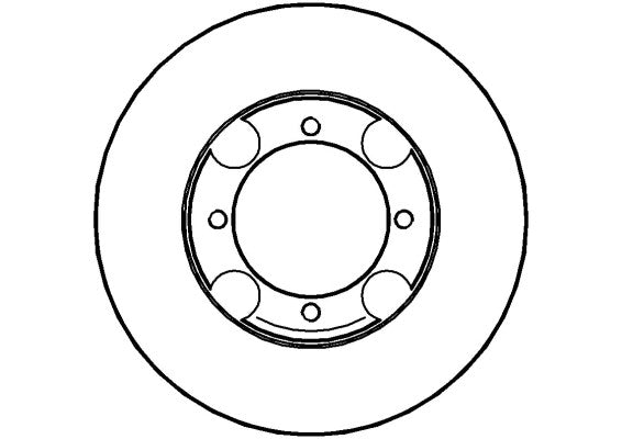Disctech Brake Disc - Fits Bmw, Hyundai - ABD3446 - Front Axle