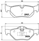 Brembo Brake Pad Set - P06038