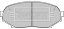 Borg & Beck Brake Pad Set -BBP1194