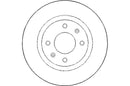 Disctech Brake Disc - Fits Hyundai - ABD3065 - Front Axle