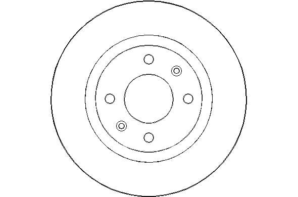 Disctech Brake Disc - Fits Hyundai - ABD3065 - Front Axle