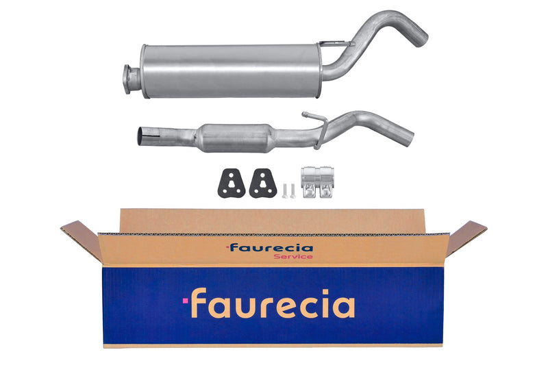 FAURECIA 8LD 366 036-121 Rear Muffler - Easy2Fit® Kit - fits VW SCIROCCO (53B)