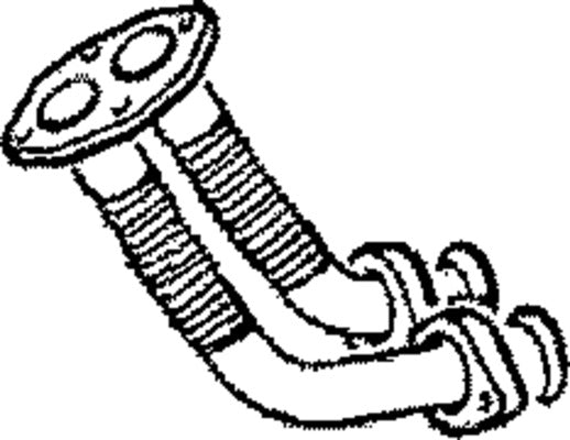 Klarius MZ160J - Twin Front Pipe  - Fits Mercedes 230 CE 2.3i