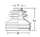 Borg & Beck Cv Joint Boot Kit Part No -BCB2598