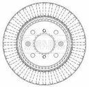 Borg & Beck Brake Disc Pair Part No -BBD4512