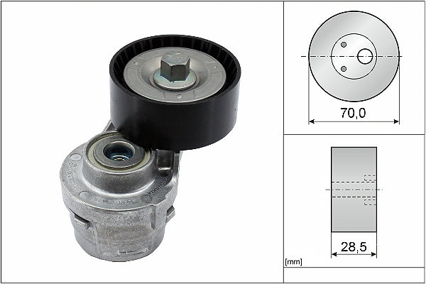 INA Tensioner Lever - V-Ribbed Belt - Part No - 533006120