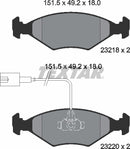 Textar Brake Pad Set - 2321801