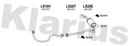 Klarius LR19V - Front Pipe  - Fits Land Rover 109 2.25
