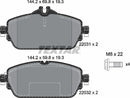 Textar Brake Pad Set - 2203102