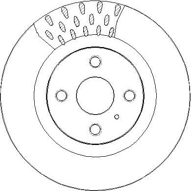 Disctech Brake Disc - Fits Abarth, Mazda - ABD3965 - Front Axle