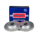 Borg & Beck Brake Disc Pair Part No -BBD4570