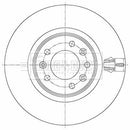 Borg & Beck Brake Disc Pair Part No -BBD5469