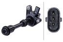 HELLA 5DA 358 168-681 Ignition Coil - 12V - 3-pin connector - Bolted