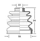 Borg & Beck Cv Joint Boot Kit Part No -BCB2062