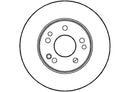Disctech Brake Disc - Fits Mercedes-benz - ABD2678 - Front Axle