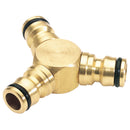 Draper Brass Three WAY Connector - 36238