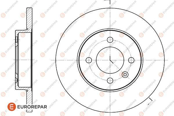 Eurorepar Brake Disc - 1618867880