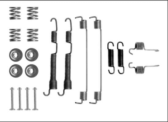 Textar Brake Shoe Fitting Kit - 97042200