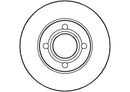 Disctech Brake Disc - Fits Audi - ABD3523 - Front Axle