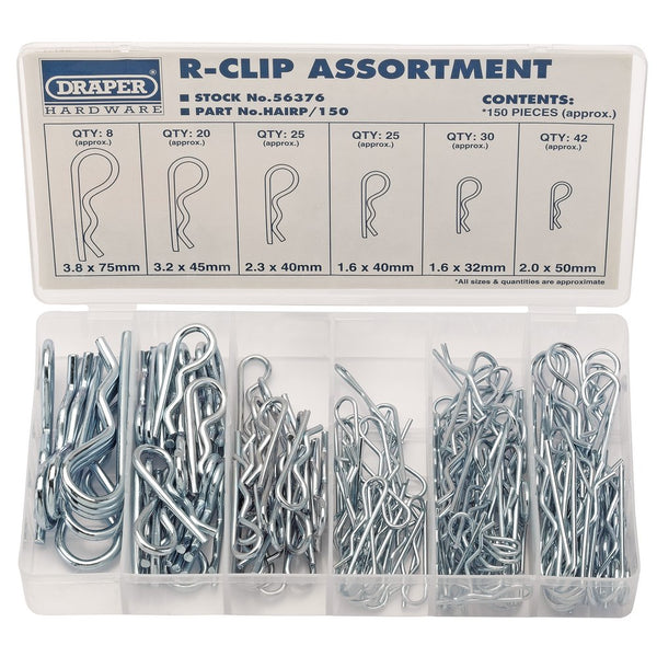 R-Clip Assortment (150 Piece)