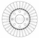 Borg & Beck Brake Disc Pair Part No -BBD4510