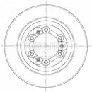 Borg & Beck Brake Disc Pair Part No -BBD5421