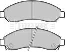 Borg & Beck Front Brake Pad Set -BBP2256