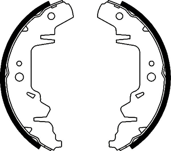 Mintex Brake Shoes fits -Chrysler Dodge Kia Plymouth MFR416 (also fits other vehicles)