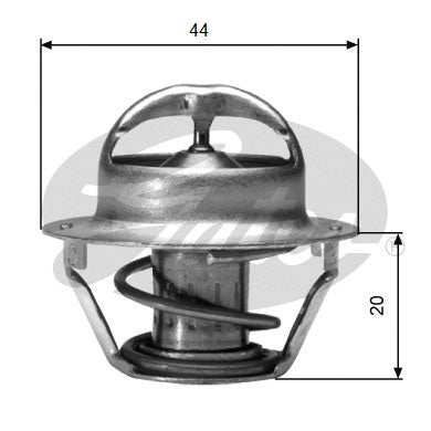 Gates Thermostat, coolant - TH03088G1