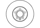 Disctech Brake Disc - Fits Ford - ABD2103 - Front Axle