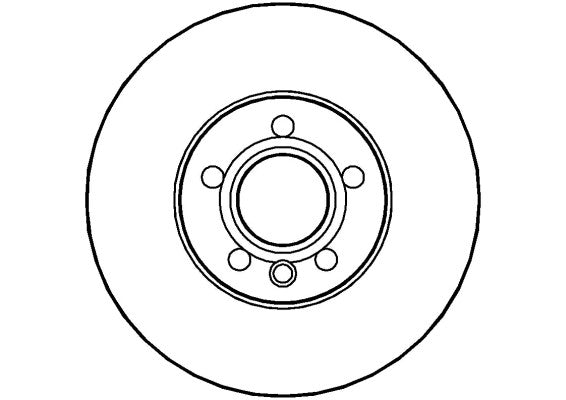 Disctech Brake Disc - Fits Ford - ABD2103 - Front Axle
