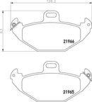 Mintex Brake Pad Set fits -Renault MDB1925 (also fits other vehicles)