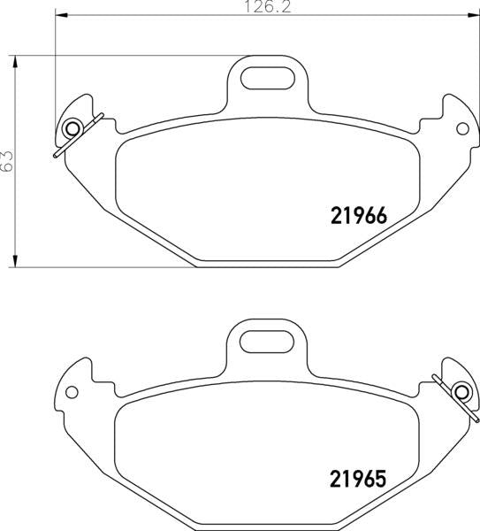 Mintex Brake Pad Set fits -Renault MDB1925 (also fits other vehicles)