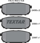 Textar Brake Pad Set - 2405801