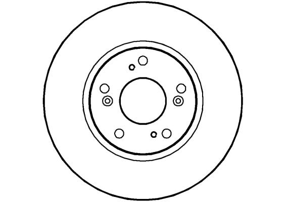 Disctech Brake Disc - Fits Honda - ABD2094 - Front Axle