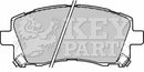 Key Parts Brake Pad Set -KBP1680