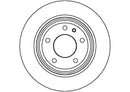 Disctech Brake Disc - Fits Alpina, Bmw - ABD3494 - Rear Axle