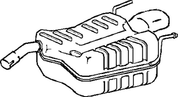 Klarius GM586P - Box With Tail Pipe